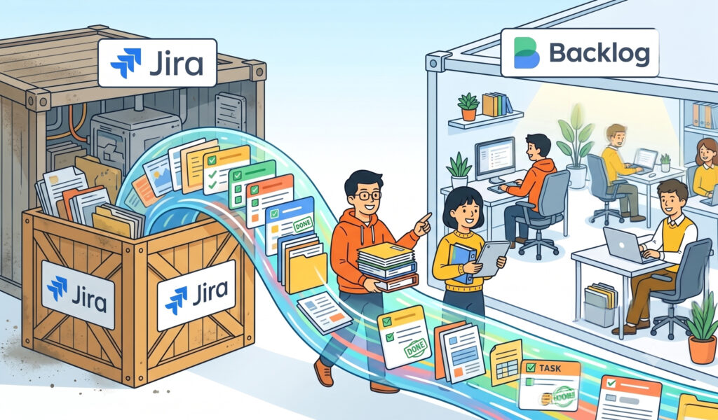 JiraからBacklogへの移行